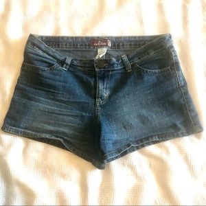 Jordache Lo-Rise Stretch Jean Shorts